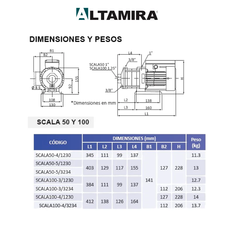Bomba Centrifuga Scala50-5/3234 - Imagen 5
